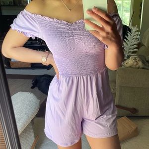 Off-the-Shoulder Romper